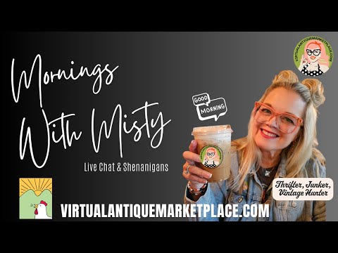 Misty's Morning Madness: Live Haul Exploring Virtual Antique Marketplace!