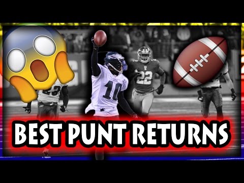 Greatest Punt Returns in Football History