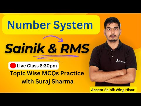 (Number System) Sainik & RMS School Full Complete Syllabus by Best Mathematics Teacher Suraj Sharma