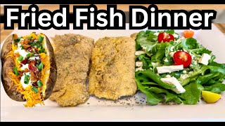 Fried Whiting Fish Dinner