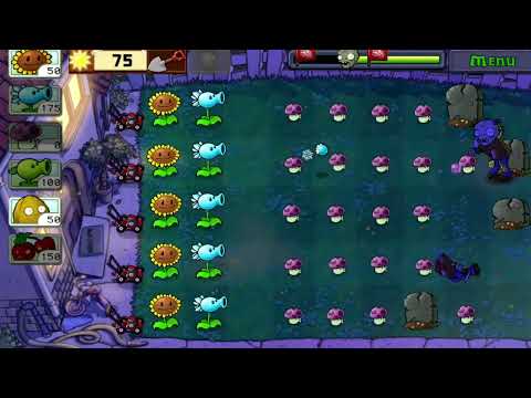 plants vs zombies 1 gameply