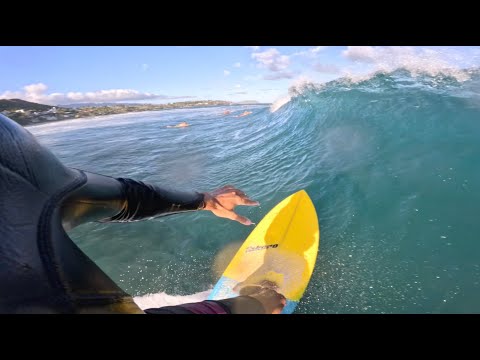 WINDY SURF SESH | RAW POV SURFING