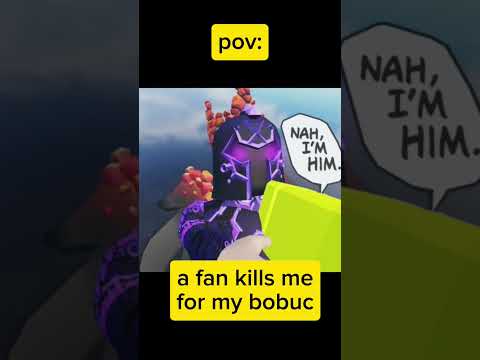 a fan kills me for bobuc #funny #roblox #robloxfyp #robloxanimation