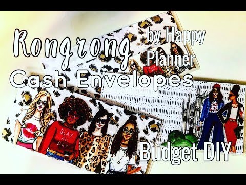 Rongrong Cash Envelopes | Rongrong by Happy Planner Budget DIY