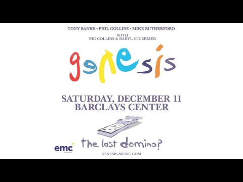 Genesis New Show Announcement for Brooklyn on December 11