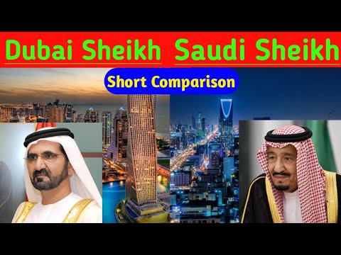 Dubai Sheikh vs Saudi Sheikh net worth comparison #shorts