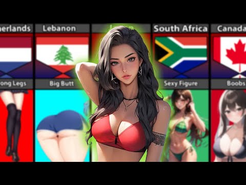 Things Boys Find Sexy in Girl From Different Countries