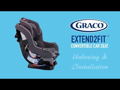 Graco Extend2Fit Convertible Car Seat | Unboxing and Installation with Vivo