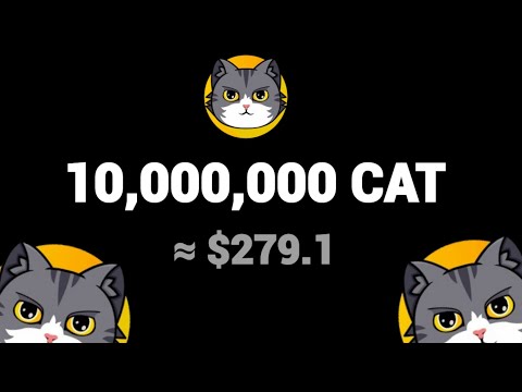 Free 10,000,000 Cat Airdrop On Telegram | Cat 🐈  Airdrop mining