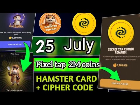 Hamster Kombat Daily Cipher Today 1M Coins 25 July 2024