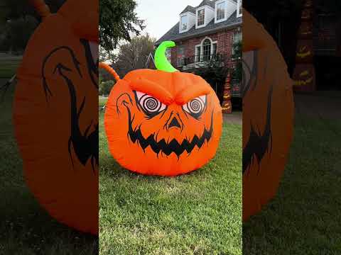 Outdoor Halloween House Tour Pumpkin Halloween Decorations 2024 | Decorate with Me Halloween | DFW