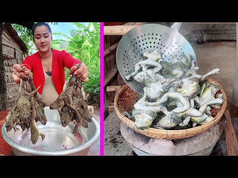 Yummy yummy frog cook with country style - Cooking with Sreypov