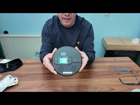 Portable CD Player with Bluetooth, Speakers Review #ad