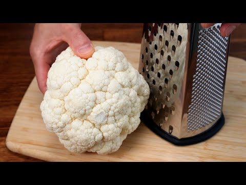 Grated cauliflower, better than meat!  I have never had such delicious breakfast😋