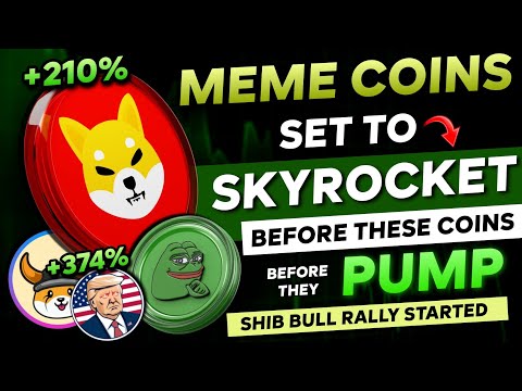 🛑 Buy These MEME COINS (Last Chance) - Set to Skyrocket Pump | Breakout Happening | Bitcoin Pump