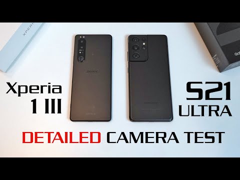 Sony Xperia 1 III vs Samsung Galaxy S21 Ultra - DETAILED Camera Test Comparison