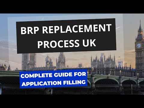 How to apply for replacement BRP in UK | Complete guide application filling | Booking appointment