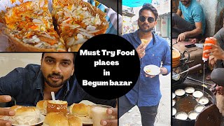 Best Street Food in Begum Bazar Hyderabad |  Hyderabad Series Ep:04