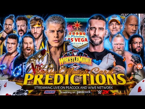 WWE WrestleMania 41 Las Vegas - Dream Match Card Prediction | WrestleMania 2025 Card Prediction