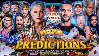 WWE WrestleMania 41 Las Vegas - Dream Match Card Prediction | WrestleMania 2025 Card Prediction