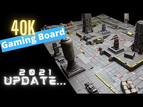 40K Terrain: Ziterdes sc-fi Gaming Boards 2021 Update