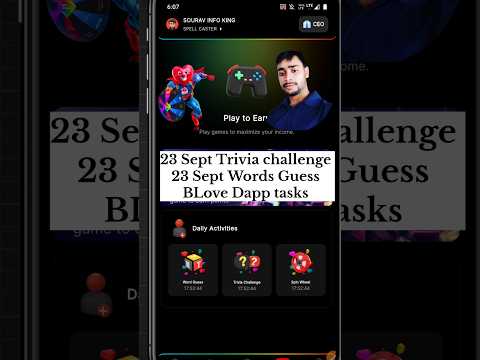 23 Sept BLove Dapp Words Guess Combo | blove dapp combo | BLove Dapp