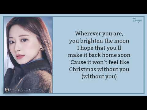 TWICE TZUYU ( 트외이스 쯔위 ) - 'Christmas Without You' (Ava Max) Cover [Lyrics]