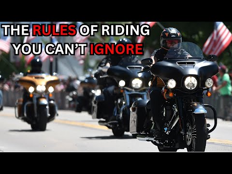 7 Unspoken Rules ALL Motorcyclists Must Follow