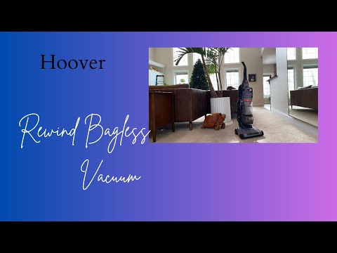 Hoover Whole House Rewind Bagless Vacuum | Powerful Upright Cleaning Made Easy!