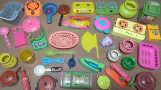 4 Minutes Satisfying Mini Plastic Kitchen Set | Tiny Cooking Kitchen Set | Tiny Cooking Toy ASMR