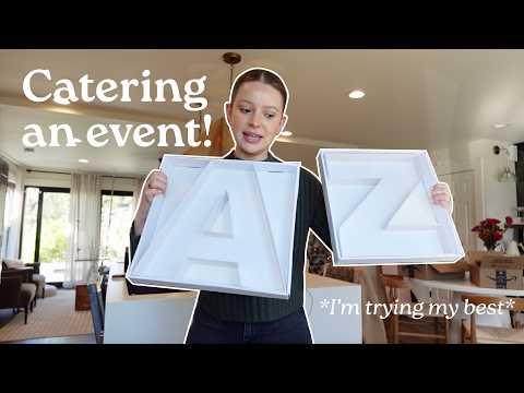 VLOG: am I capable of catering an event for 60 people? days in my life + baby shower hosting