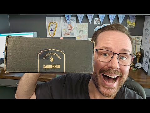 UNBOXING SANDERSON!: Watch me open my Year of Sanderson SANDERSON Box!