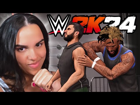 WWE 2K24 MyRISE UNDISPUTED #4 - I TURNED MYSELF INTO THE BIGGEST MENACE IN WWE!!