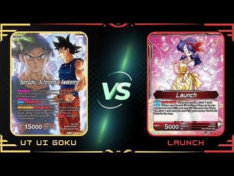 Universe 7 Son Goku vs Launch : Set 23 DBS Locals