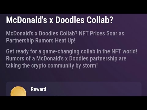 mc Donald's x Doodles Collab?NFT Prices Soaras Partnership Rumors Heat