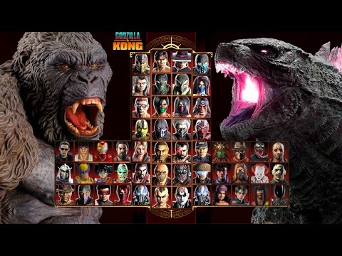 Mortal Kombat 9 - KONG & GODZILLA - Expert Tag Ladder - Gameplay @(1080p) - 60ᶠᵖˢ ✔