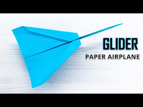 PAPER AIRPLANE GLIDER -  Paper airplane best design