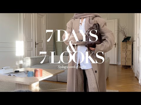 7 Days 7 Looks | A Week in Outfits | Autumn Wardrobe | Fall Outfits | Minimalist Wardrobe Essentials