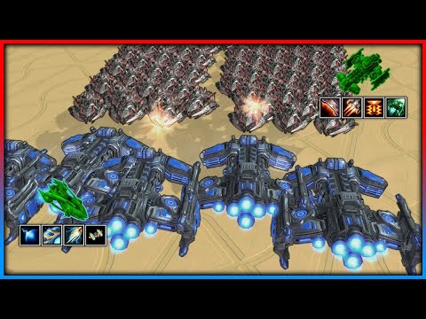 5 Hyperions vs 125 Carrier Fleet【Daily StarCraft Brawl】