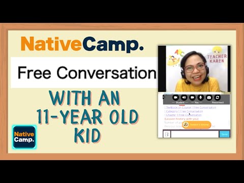 [Native Camp] How to Teach Free Conversation to an 11-Year Old | The TRUE PURPOSE of Free Talk