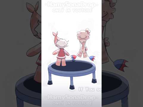 TRAMPOLINE😋🤸‍♀️( Shrimpo and Goob)Ib: @KhaiSaja._  #alightmotion #trending #dandysworld #animation