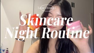 𝐍𝐢𝐠𝐡𝐭 𝐫𝐨𝐮𝐭𝐢𝐧𝐞 .  ໋☪︎スキンケアナイトルーティン【GRWM】Skincare まつ毛美容液紹介*.+ﾟ