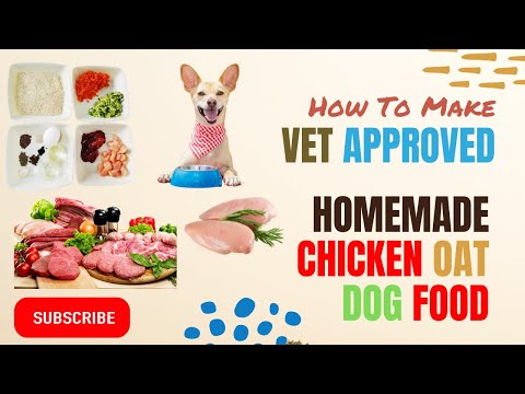 Chicken and Oat Homemade vet approved easy to cook Human grade dog food | blogsbyibrar