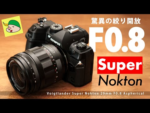 なんと絞り開放F0.8レンズ 長期使用レビュー「Voigtlander Super Nokton 29mm F0.8 Aspherical」フォクトレンダー スーパーノクトン マイクロフォーサーズ