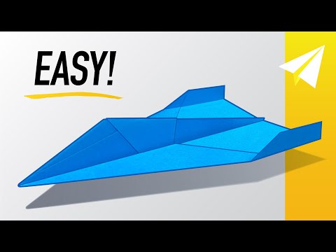 FLIES 150+ Feet!!! How to Make an Easy Jet Paper Airplane that Flies REALLY Far — Starshot