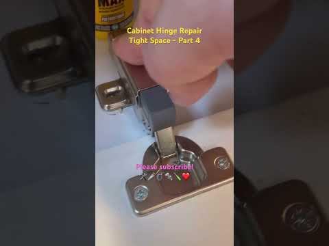 Cabinet Hinge RepairTight Space - Part 4