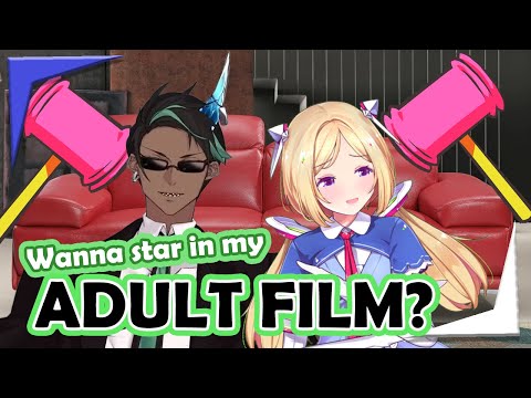 Oga scouts Akirose for his next  "𝓐𝓭𝓾𝓵𝓽 𝓕𝓲𝓵𝓶" and they both got bonked(?)【Hololive Holostars EngSub】