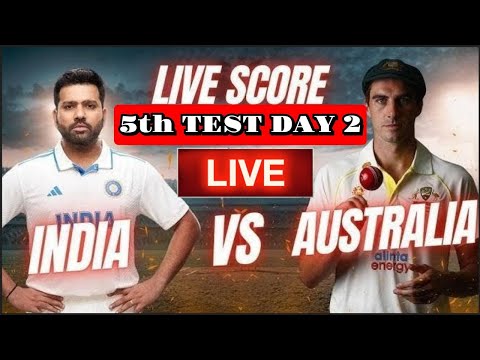 India vs Australia, 5th Test, Day 2 | IND vs AUS Live Match | Live Cricket Match Today | IND Batting