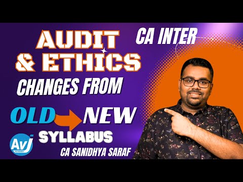 CA Inter Audit & Ethics| Transition from Old syllabus to New Syllabus | Free Transition Batch