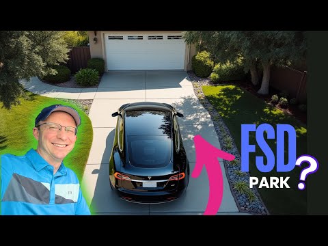 FSD's Latest Stunt: Finishing a Trip by Pulling into Your Driveway